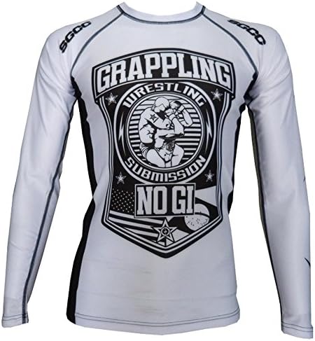 SGCC - SGCC Rashguard Absolute - RABN- Tshirt MMA Color - White