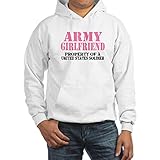 CafePress - ARMY Girlfriend Property of a Hooded Sweatshirt - Pullover Hoodie, Classic & Comfortable Hooded Sweatshirt