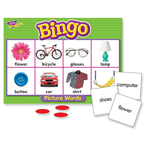 Picture Words Bingo Game