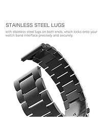 CAGOS para Gear S2 correas, 0.787 in correa de metal + correa de malla Milanese Loop para Gear S2 Sport Smart Watch SM R720 R730