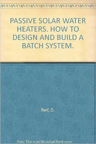 Passive Solar Water Heaters How To Design And Build A Batch
