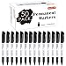 Permanent Markers,Shuttle Art 50 Pack Black Permanent Marker set,Fine Point, Works on Plastic,Wood,Stone,Metal and Glass for Doodling, Marking