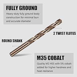 Hymnorq Metric 1.0-10 mm Straight Shank M35 Grade