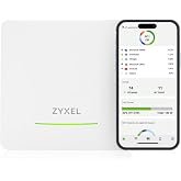 Zyxel WiFi 7 Wireless Access Point BE6500 | 2.5G | PoE+ | NWA50BEPRO | 1x 2.5G Ethernet Port, Dual-Radio, 4-Stream, NebulaFlex, Internal Antenna, Smart Mesh, MLO, MU-MIMO, WPA3, TAA Compliant