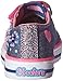 Skechers Kids Girls' Twinkle Toes-Shuffles 10685L Sneaker,Denim/Pink,12 M US Little Kid