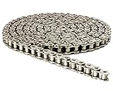 41NP Nickel Plated Chain 6 Feet with 1 Connecting Link, Heat Treated, Corrosion Resistant, Eliminates Stress Cracking, unwanted wear, and Easy Corrosion