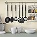 Chef Buddy 6-Piece Kitchen Utensils Set – Plastic Cooking Tools - Includes Essential Spatulas, Spoons, and Gadgets for Every Home Cook (Black)