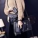 Crossbody Four Set Leather,Clearance! AgrinTol Women Women Fashion Handbag Shoulder Bags Tote Bag Wallet (Black)