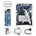 6-Pack VICTONY PCI-E 16x to 1x GPU Riser Adapter 60cm USB 3.0 Riser Cable Flex Flexible Extension Cable & MOLEX to SATA Power Cable,Powered Riser Adapter Card (6-Pack)