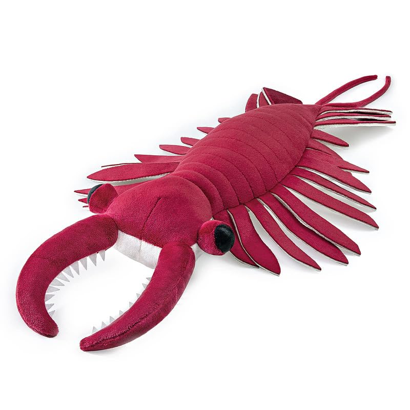 PuffPurrs Realistic Cambrian Ancient Organism Anomalocaris Plush Toy - Simulation 21" Lifelike Cambrian Sea Creature Anomalocaris Stuffed Animals Model Plushie, Unique Plush Gift for Kids — image 1