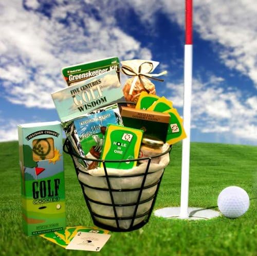 Golfer's Gift Basket -Gourmet Golfing Gift Set with Gourmet Food and Snacks