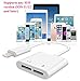 LABOL Dual Headphones Adapter Compatible with iPhone 7/7 Plus/8/8 Plus/X/Xr/Xs/Xs Max – 2 in 1 Charge and Listen – Whitethumb 1