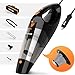 HOTOR Car Vacuum, Corded Car Vacuum Cleaner High Power for Quick Car Cleaning, DC 12V Portable Auto Vacuum Cleaner for Car Use Only - Orange & Black