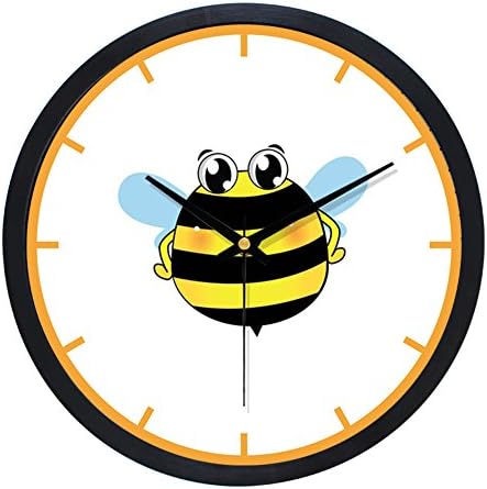 YYL Mute The Minimalist Clock,Kids Room Nursery Wall Clock, Living Room Ideas Personalized Wall Clock-K 10inch
