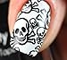 BornPretty 66cm Square Nail Art Stamp Template Halloween Skull Animal Design Image Plate BP-X13