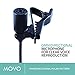 Movo LV1 Lavalier Lapel Clip on Microphone for Cameras, Camcorders and Smartphones Compatible with iPhone and Android Perfect Lav Mic for Filming Podcast, Vlogging and YouTube Videos