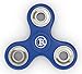 New 2017 BLUE Tri Hand Spinner Fidget Toy Game from DolKra | Removable Bearing | Rounded Edges | Ultra Durable High Tech | Increase Focus | Stress Relief - ADHD and Anxiety | twiddle desk fidget toy
