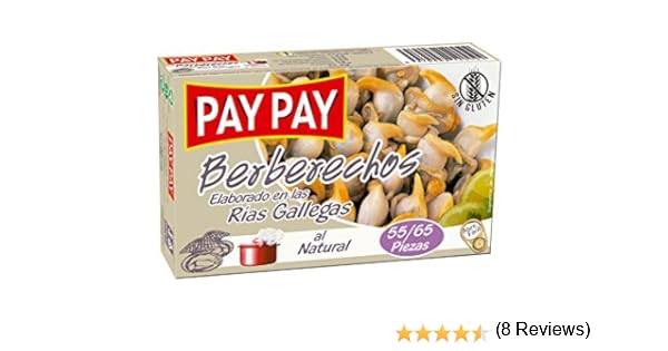 Pay-Pay - Berberechos Al Natural 115 g: Amazon.es: Alimentación y ...