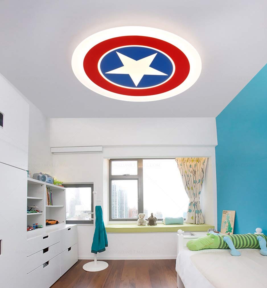 LED Luz De Techo Moderno Simple Luz De Techo Redondo Dibujos Animados