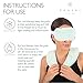 Microwavable Neck Heating Pad with Aromatherapy - Soothing Hot or Cold Therapy Wrap for Neck & Shoulder Pain, Stress Relief, Headache & Migraine Tension - Relaxing Lavender - Now with Free Eye Pillow
