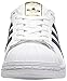 adidas Originals Boys' Superstar Foundation J Sneaker, White/Collegiate Navy/Metallic/Gold, 4.5 M US Big Kid