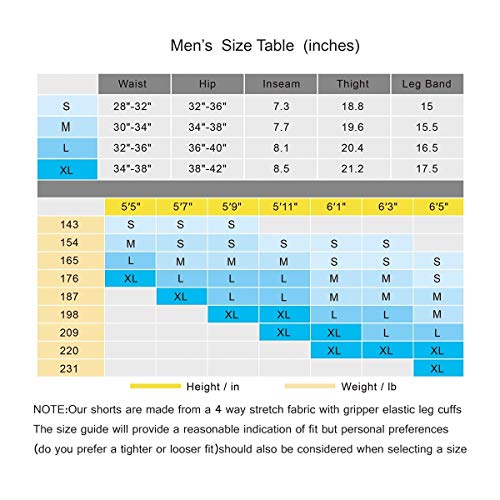 image for Souke Sports Men's Cycling Bib Shorts 4D Padded Bike Biking Pants Brea