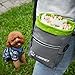 LANNEY Pet Treat Pouch for Training and Walking - Dog Training Pouch Treat Bag with Drawstring Inner, Poop Bag Dispenser, Metal Clip, Adjustable Waist Belt & Shoulder Strap