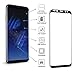[2 Pack] Samsung Galaxy S8 Plus Screen Protector, Alfort Tempered Glass Screen Protector Film [Full Coverage] 0.26mm 9H Hardness Protective Film for Samsung Galaxy S8 Plus Smartphone [Black]