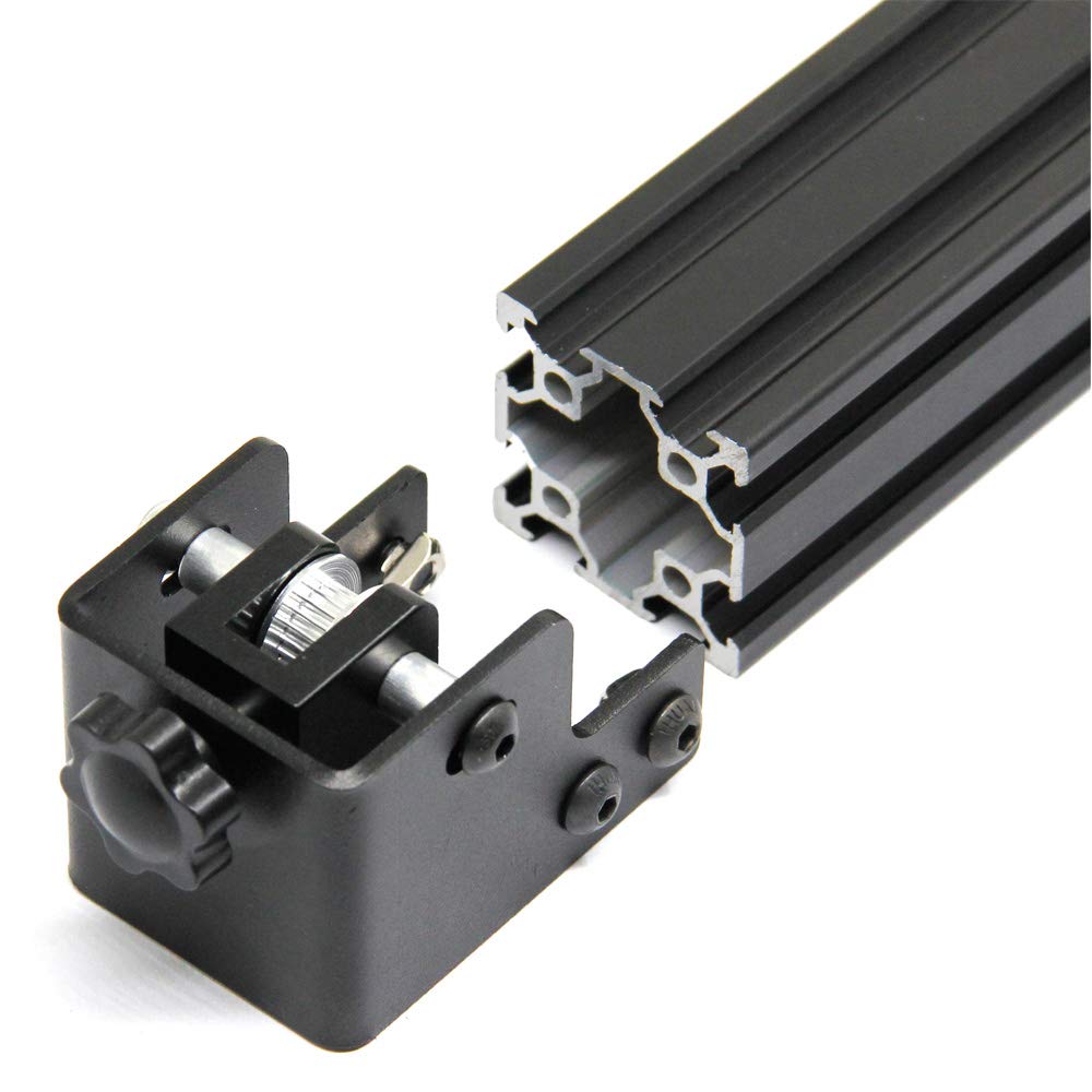 Befenybay Upgrade Y-axis Synchronous Belt Stretch Straighten Tensioner for Creality Ender3 Pro/Ender3 V2/CR-20 Pro Double Slot Aluminum Profile 40x40mm (4040, Black)