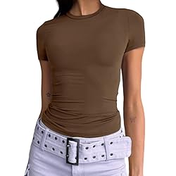 Abardsion Women's Casual Basic Going Out Crop Tops