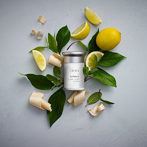 Citrus Scented Home Fragrance, Hypoallergenic Formula w/Notes of Lemon, Orange, Clary Sage, Cedar - Schedule Using App With Aera Smart 2.0 Diffusers - State Of The Art Air Freshener Technology