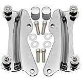 4-Point Docking Hardware Chrome with Cover Kit for Harley Davidson Touring 2014-2017