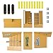 TIME4DEAL 8pcs Skate Park Kit Ramp Parts for Fingerboard Mini Finger Skateboard Fingerboards Ultimate Parks