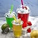 Green Direct Clear Cups With Lids / 12 oz. Clear Plastic Cups with Lids/Clear Disposable Cups/Ice coffee cups & Bubble Boba Tea Cups/Cup with Lid for Cold Drinking & Smoothie Pack of 100