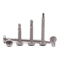 #6 x 1/2" (100 pcs) Pan Head Self Drilling
