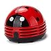 Bhbuy Portable Beetle Ladybug Mini Desktop Vacuum Desk Dust Cleaner