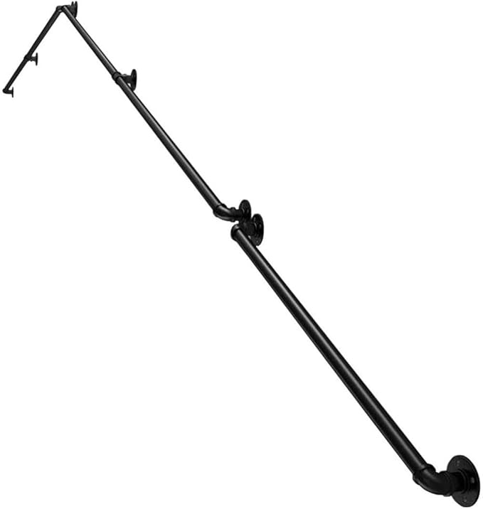 Pasamanos de hierro forjado para interiores y exteriores, 50-300 cm