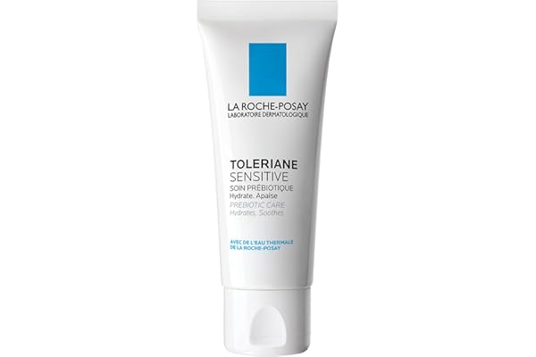 La Roche-Posay Face Moisturizer for Sensitive Skin, Toleriane Sensitive Facial Lotion with Niacinamide & Ceramides, Alcohol F