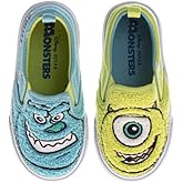 Disney Shoes for Boys Cars Lightnigh McQueen Monster Inc CLowtop Sneakers Slipon Sneaker Casual Fashion Canvas Sneaker for Boy (Sizes: 5-10 Toddlers / 11-13 Little Kid)
