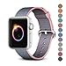 Woven Nylon Replacement Band for the Apple Watch by Pantheon, Women’s or Men’s, Strap fits the 38mm or 42mm for Apple iWatch 1, 2, 3 and Nike edition