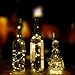 AFUNTA 6 Pcs Cork Light Screwdriver, Bottle Lights Fairy String LED Lights, 78 inches / 2 m Copper Wire 20 LED Bulbs Suitable Party Wedding Concert Festival Christmas Tree Decoration - 6 Corlors