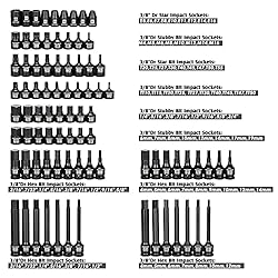 MIXPOWER 3/8" Drive Master Hex Bit Impact Socket