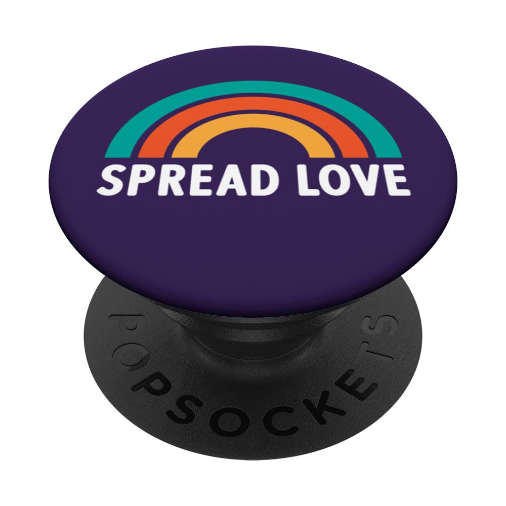 SPREAD LOVE With Rainbow PopSockets Swappable PopGrip
