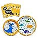 WERNNSAI Dinosaur Party Supplies - Dinosaur Tableware Set for Boys Birthday Baby Shower Dinner Dessert Plates Napkins Serves 16 Guests 48 Pieces