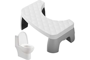 Toilet Stool Poop Stool for Squatting - Toilet Stool Squat Adult for Bathroom | Portable Toilet Potty Stool for Adults | 6.69