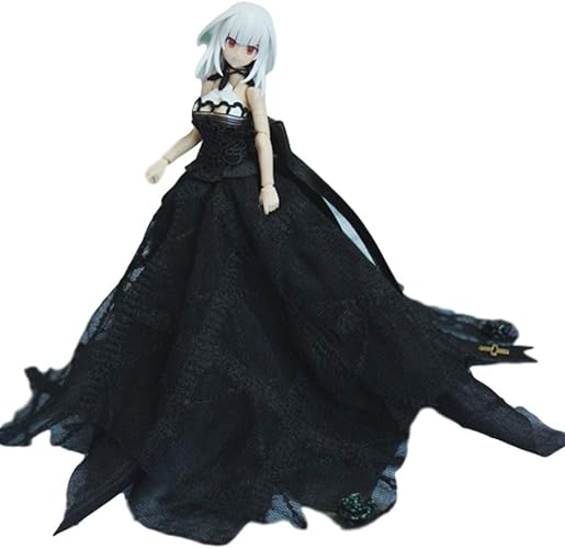 Amazon Ac 1 12 ドール 可愛い セクシー 美人 機甲少女 ゴシック 花嫁 結婚 コスプレ アクションフィギュア プレモデル用 服 ウェディングドレス アクセサリー Bブラック フィギュア ドール 通販