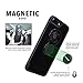 Rokform iPhone 8 & 7 PLUS Crystal Series, Slim Magnetic Protective Case with twist lock & universal Magnetic Car Mount (Black)