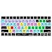 XSKN Final Cut Pro Shortcut Silicone Keyboard Cover Skin for 2015 Released Magic Keyboard MLA22LL/A A1644 (US Version)