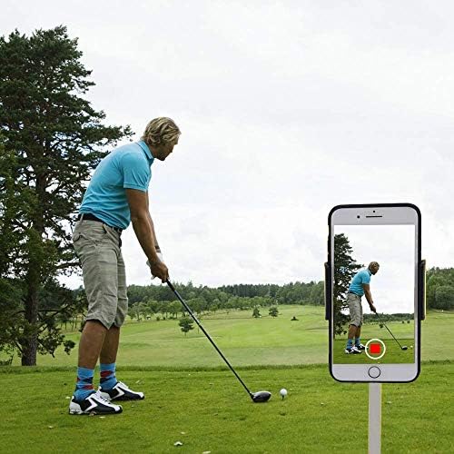 XLHVTERLI Golf Phone Holder Clip Golf Swing Recording Training Aids,Record Golf Swing/Short Game/Putting,Golf Accessories,Universal Smartphone Holder for The Golf Trolley,car Holder, (Black) (Black) XLHVTERLI Golf Phone Holder Clip Golf Swing Recording Training Aids,Record Golf Swing/Short Game/Putting,Golf Accessories,Universal Smartphone Holder for The Golf Trolley,car Holder, (Black) (Black)
