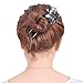 Marycrafts Black Acorn Oak Leaf Buffalo Horn Hair Fork Hairfork Hairstick Hair Accessoies For Women